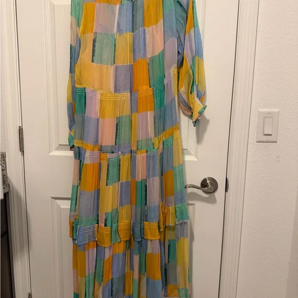 Anthropologie Marais Chiffon Dress Size Small - Picture 5 of 5